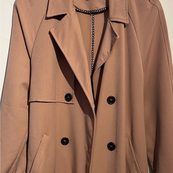 Vero Moda Dusty Rose Trench Style Duster - Picture 4 of 6